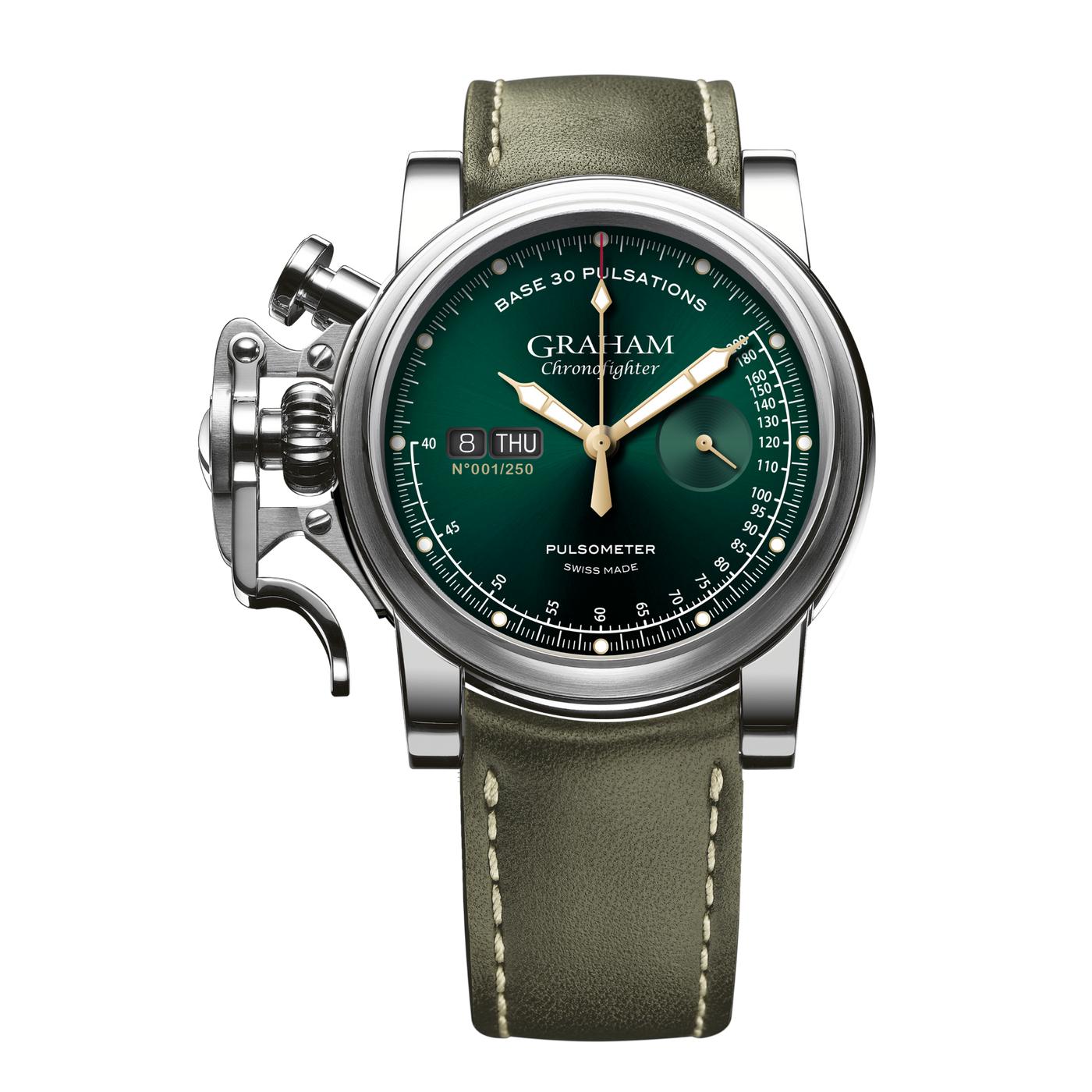 CHRONOFIGHTER VINTAGE PULSOMETER GREEN