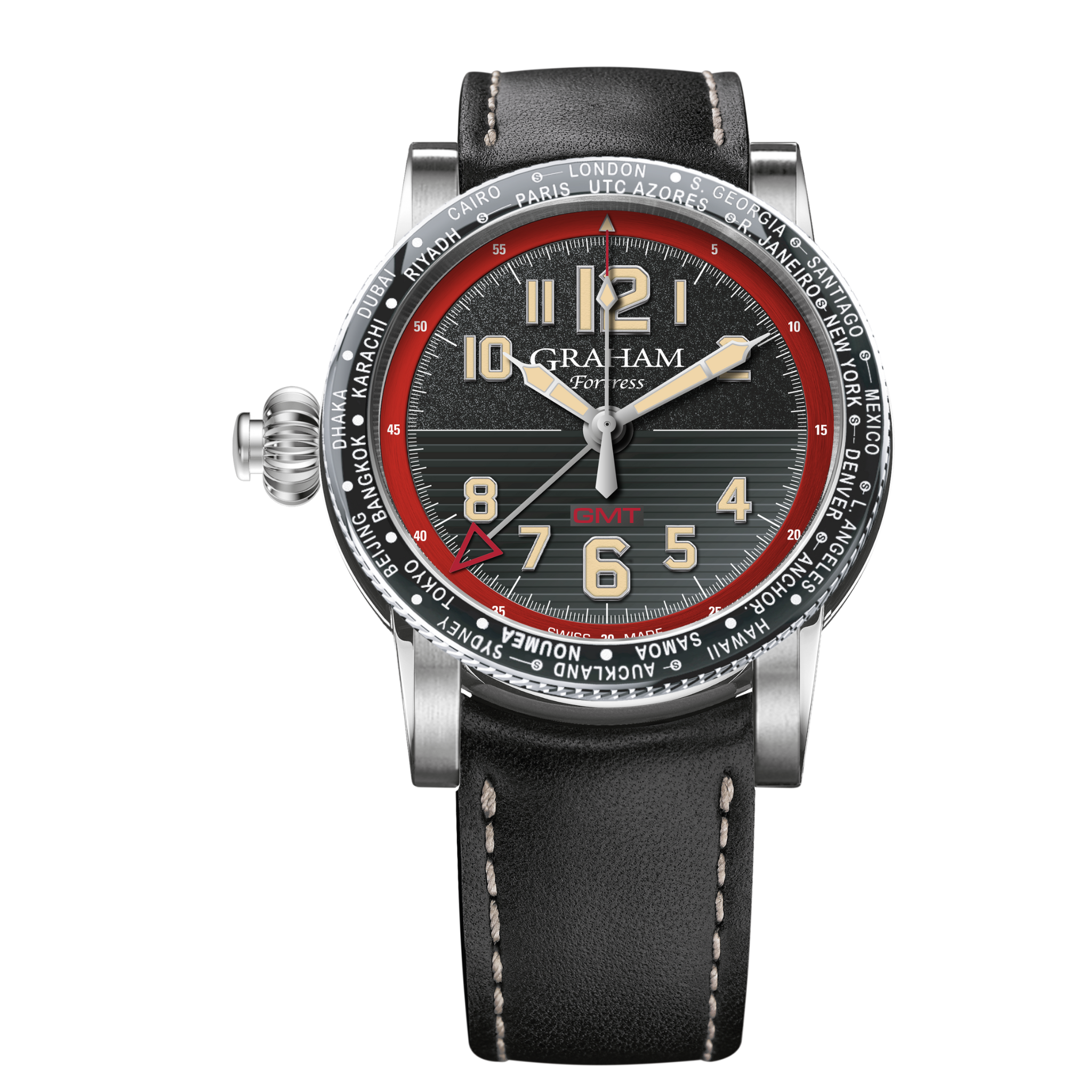 ボッコム　ロングオー　BLOOD-G GRAHAMWatchesFortressCityGMTRe