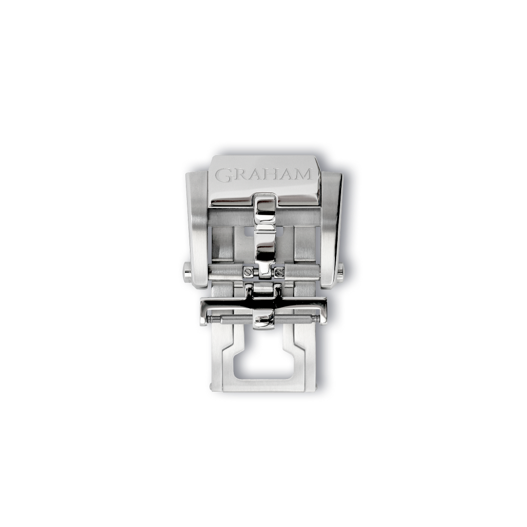 Best Graham Ruber Straps BRAK96B + BDF206S - OVERSIZE STRAP & FOLDING BUCKLE - GRAHAM WATCHES