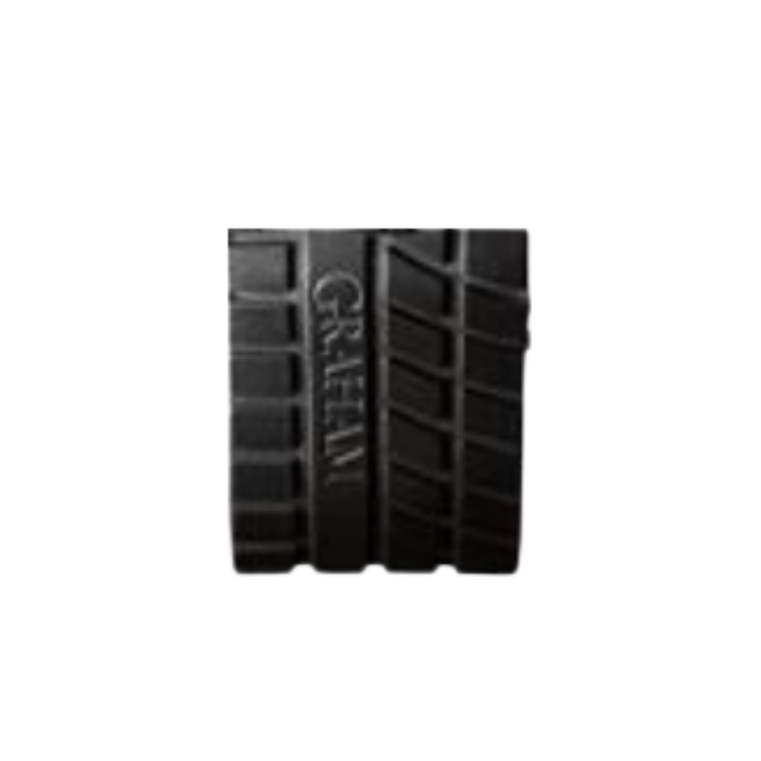 BRAK07B - BLACK RUBBER STRAP - GRAHAM WATCHES