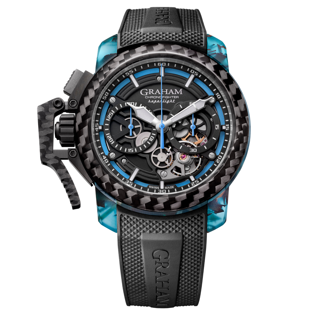 TRANSLUCENT BLUE GRAHAM WATCHES