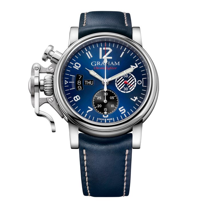 CHRONOFIGHTER VINTAGE BLUE GRAHAM WATCHES