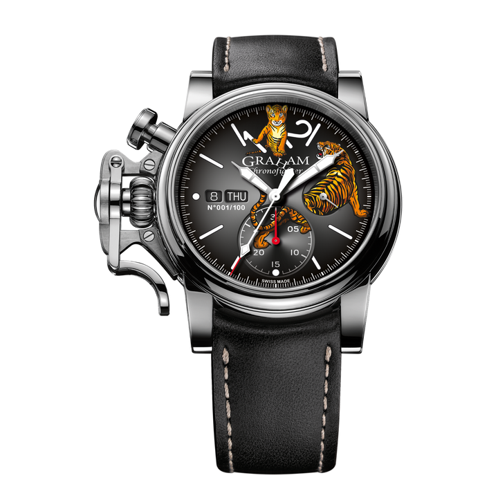 2CVAS.B31A CHRONOFIGHTER VINTAGE NOSEART TIGER GRAHAM WATCHES