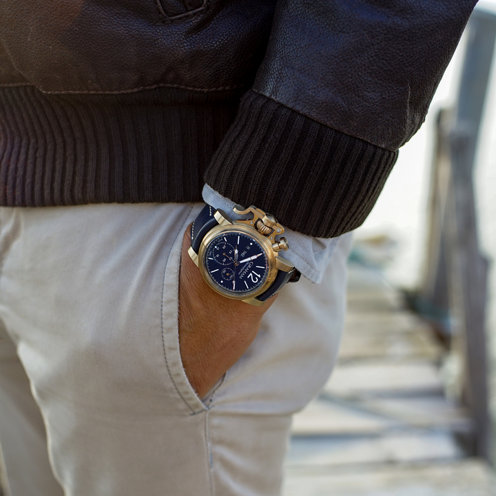CHRONOFIGHTER VINTAGE BRONZE BLUE GRAHAM WATCHES - Main Image