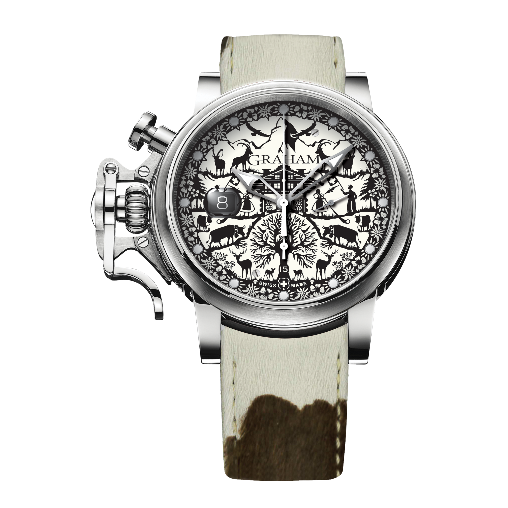 2CVDS.W01A - CHRONOFIGHTER GRAND VINTAGE SWISS EDITION ALPENROSE