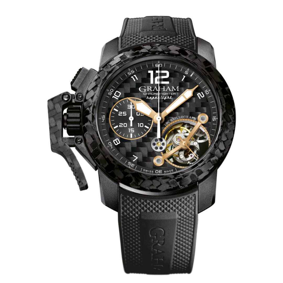 CHRONOFIGHTER SUPERLIGHT CARBON SKELETON TOURBILLOGRAPHE GRAHAM WATCHES