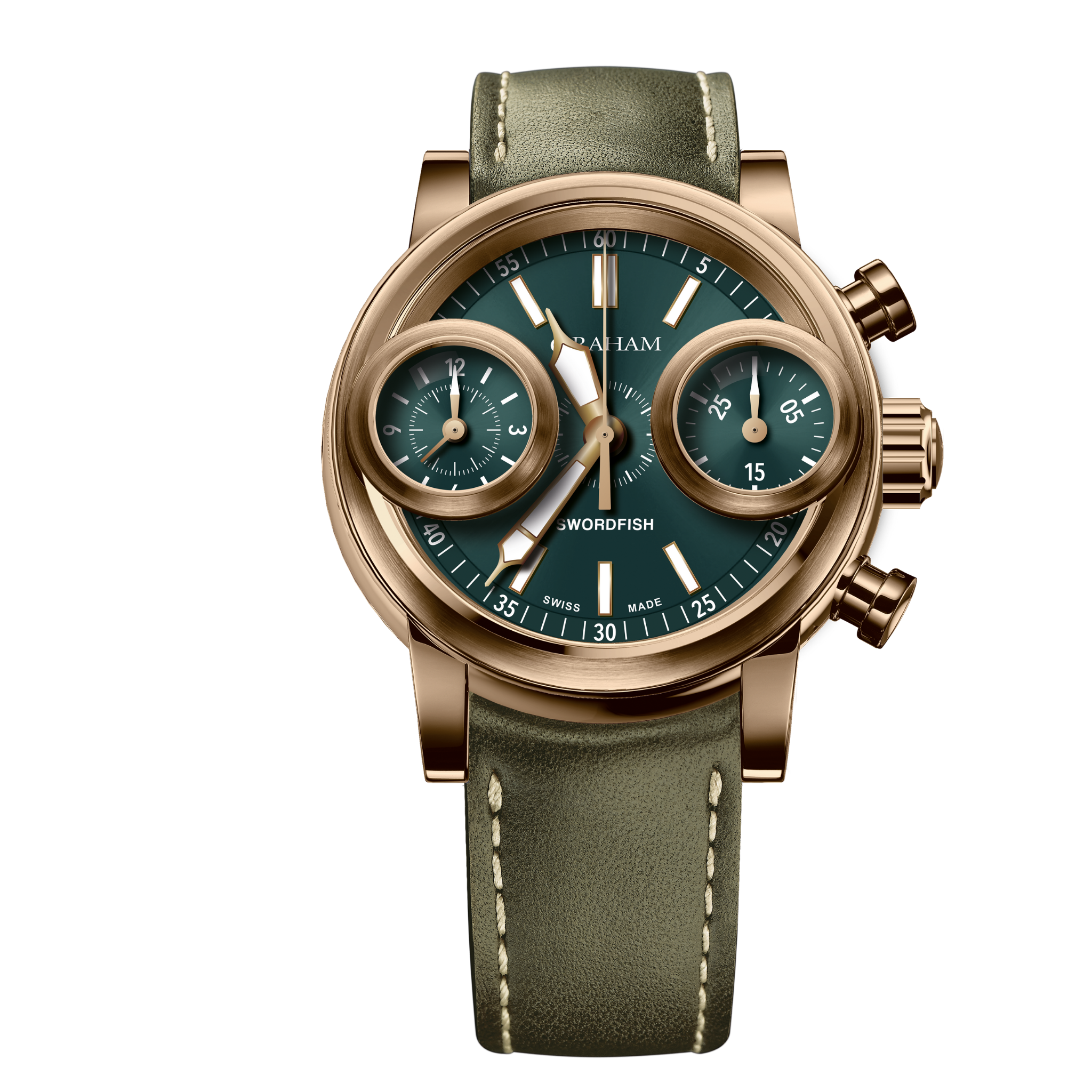 ビカクシダ Graham 2SXAK.G01A.K137T - SWORDFISH BRONZE GREEN - GRAHAM WATCHES