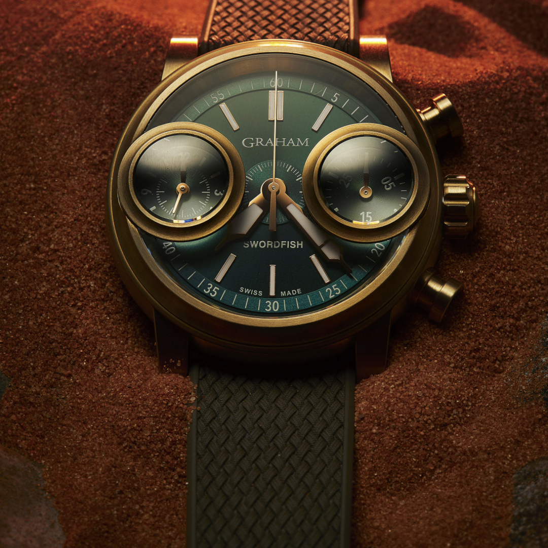 2SXAK.G01A.K137T - SWORDFISH BRONZE GREEN - GRAHAM WATCHES